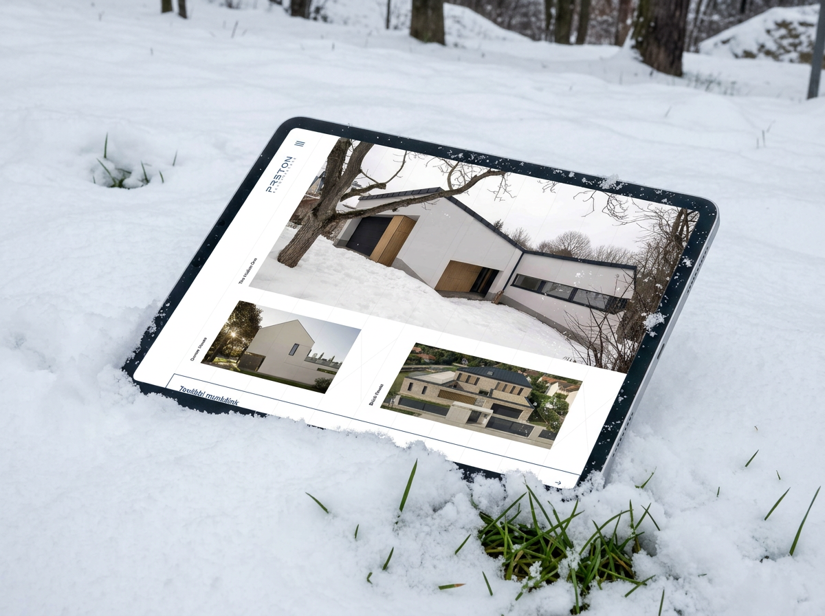 Preton Architecture — tablet mockup
